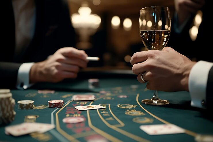 arwahtoto live casino studio with multi-camera dealer broadcast